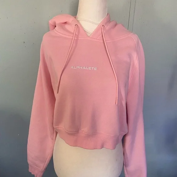 Alphaletete Bubblegum Pink Cropped pullover - Picture 3 of 11